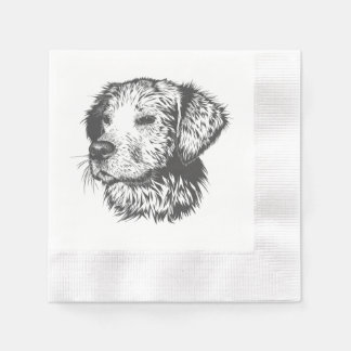 Create Your Own Pet Dog Customized Napkins