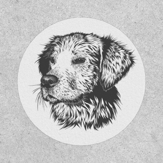 Create Your Own Pet Dog Customized Patch (Front)