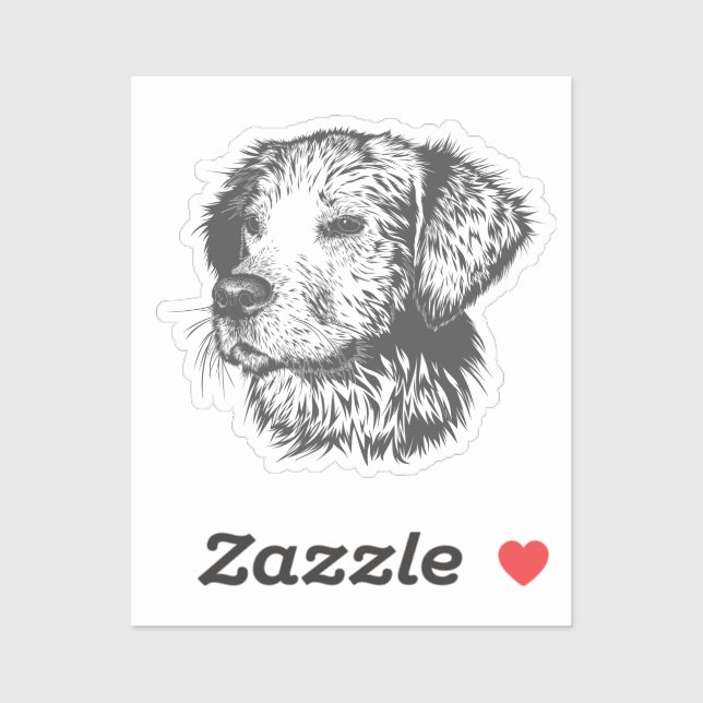 Create Your Own Pet Dog Customized Sticker (Sheet)