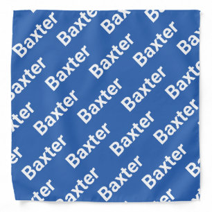 Create Your Own Pet Dog Personalized Name Bandana