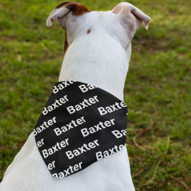 Create Your Own Pet Dog Personalized Name Bandana (Dog Pet Name Bandana)