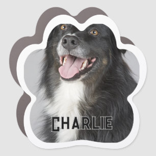 Create Your Own Pet Dog Photo Car Magnet