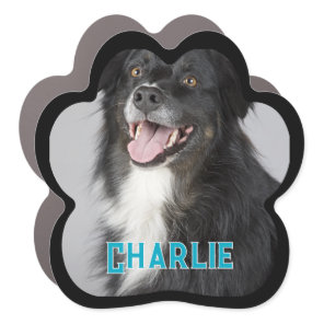 Create Your Own Pet Dog Photo Car Magnet