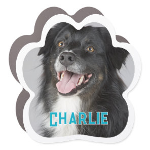 Create Your Own Pet Dog Photo Car Magnet