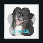 Create Your Own Pet Dog Photo Magnet<br><div class="desc">Introducing the Create Your Own Pet Dog Photo Magnet, the perfect way to showcase your beloved furry friend wherever you go! Personalize your magnet with a favorite photo of your dog, beautifully monogrammed with their name. This versatile accessory is ideal for proudly displaying on your car, refrigerator, or dishwasher, adding...</div>
