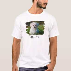Create Your Own Pet Dog Photo T-Shirt