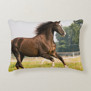 Create Your Own Pet Horse Photo Custom Picture Accent Pillow