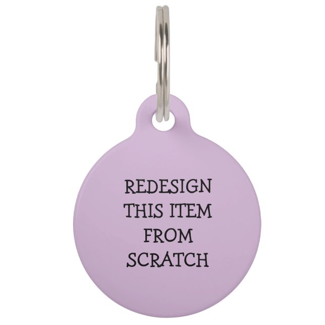 Create Your Own Pet ID Tag (Front)