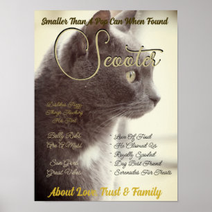 Create Your Own Pet Magazine Style Cover Poster