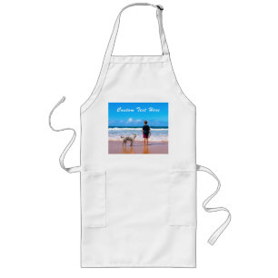 Create Your Own Pet Photo Apron Gift Custom Text