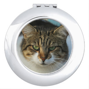 Create Your Own Pet Photo Custom Picture Gift Compact Mirror