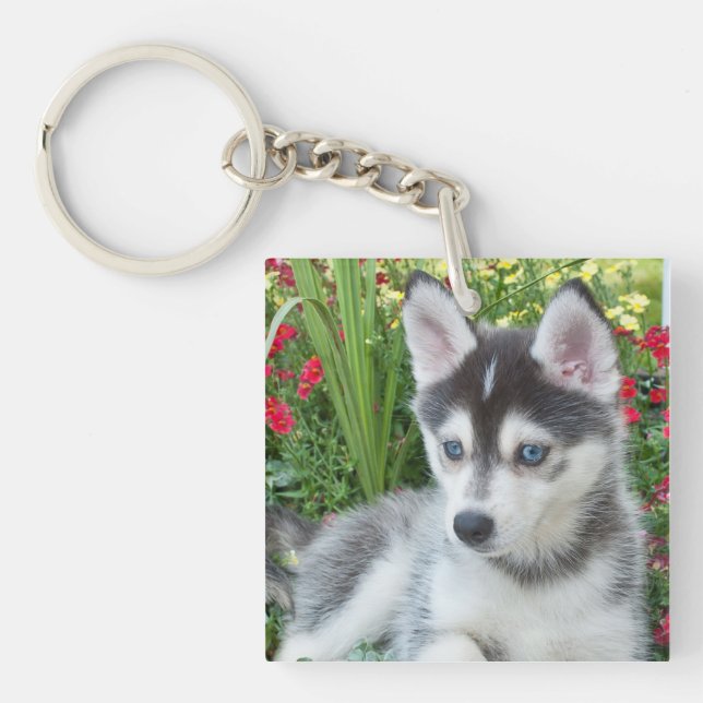 Create Your Own Pet Photo Custom Picture Keychain (Front)