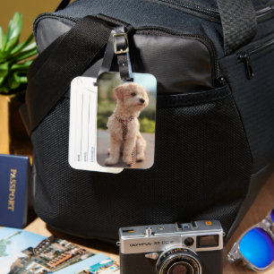 Create Your Own Pet Photo Custom Picture Luggage Tag