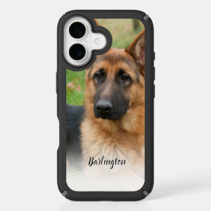 Create Your Own Pet Photo Custom Picture Name iPhone 16 Case