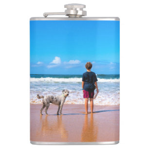 Create Your Own Pet Photo Flask Gift