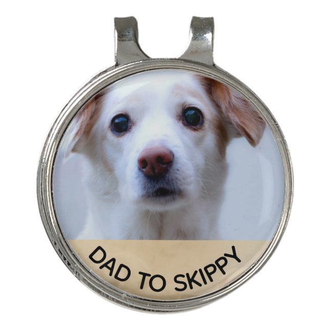 Create your Own Pet Photo Golf Hat Clip (Front)
