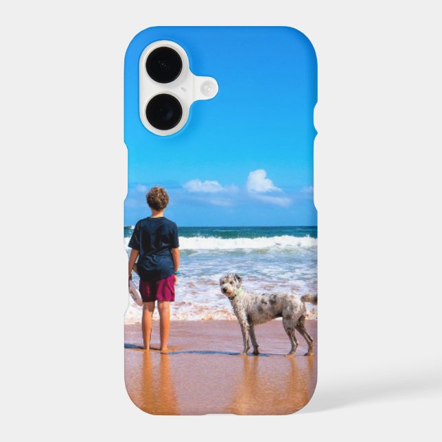 Create Your Own Pet Photo iPhone Case Gift (Back)
