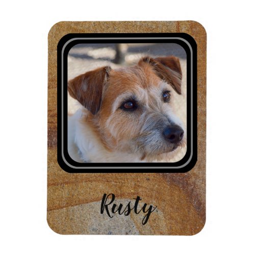 Create your own pet photo magnet