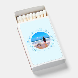 Create Your Own Pet Photo Matchboxes Custom Text