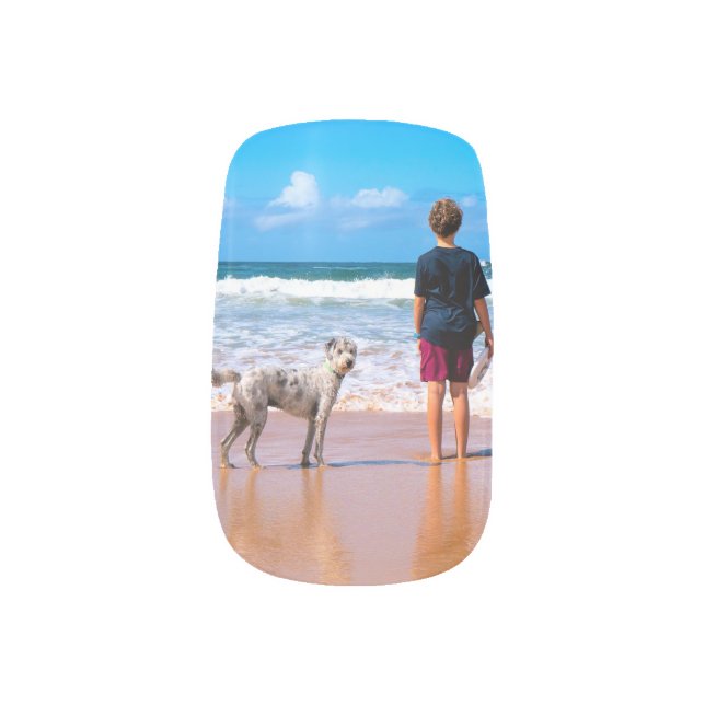 Create Your Own Pet Photo Nail Art Gift (Left Thumb)