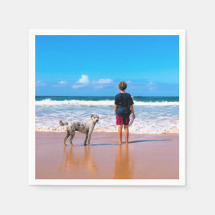 Create Your Own Pet Photo Napkins Personalized