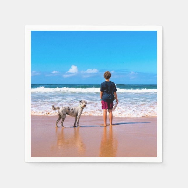 Create Your Own Pet Photo Napkins Personalized (Front)