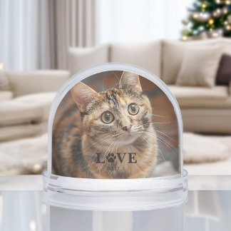 Create Your Own - Pet Photo Personalized Snow Globe