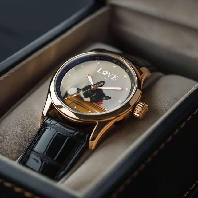 Create Your Own - Pet Photo Personalized Watch (Inspiration mockup (not actual product))