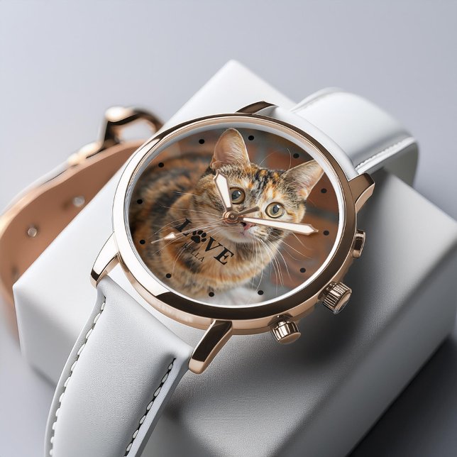 Create Your Own - Pet Photo Personalized Watch (Inspiration mockup (not actual product))