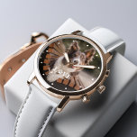 Create Your Own - Pet Photo Personalized Watch<br><div class="desc">Pets leave paw prints in your heart. 
Display your favorite pet photo with this beautiful personalized watch perfect for the World's Best Pet Mom or Dad.</div>