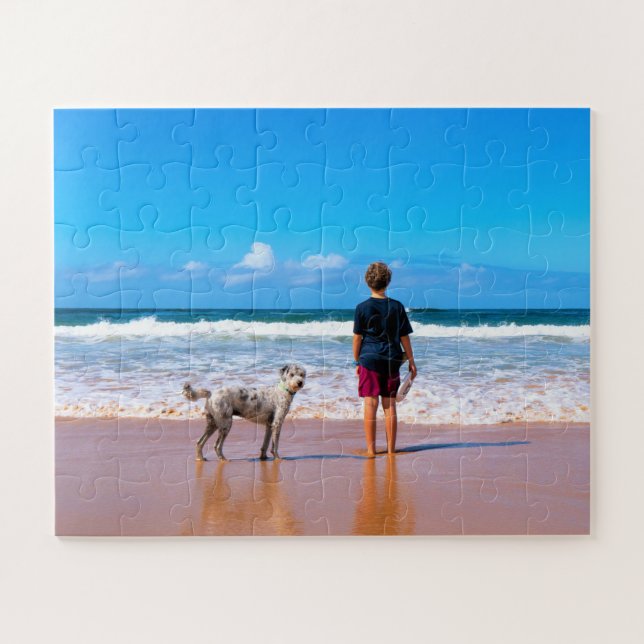 Create Your Own Pet Photo Puzzle Gift (Horizontal)