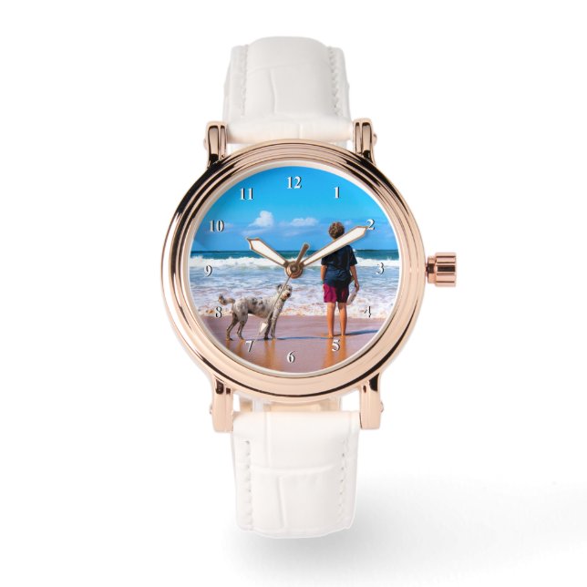 Create Your Own Pet Photo Watch Gift (Front)