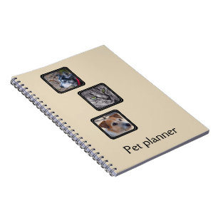 Create your own pet planner notebook