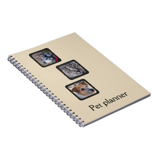 Create your own pet planner notebook