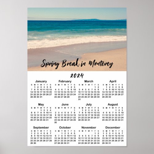 Create Your Own Photo 2024 Calendar Poster