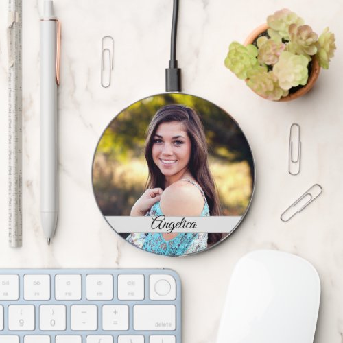 Create Your Own Photo Add Name Wireless Charger