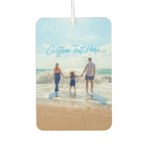 Create Your Own Photo Air Freshener Custom Text