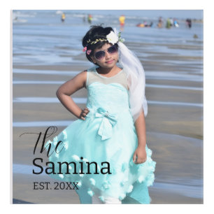 Create Your Own Photo and Custom Text Personalized Acrylic Print