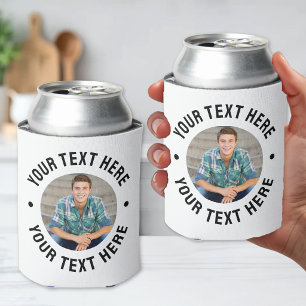 Create Your Own Photo And Text Can Cooler