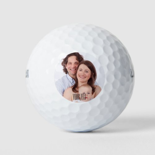 Create Your Own Photo and Text Golf Balls