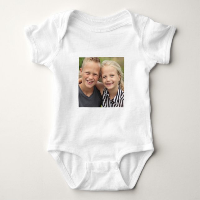 Create Your Own Photo Baby Bodysuit (Front)