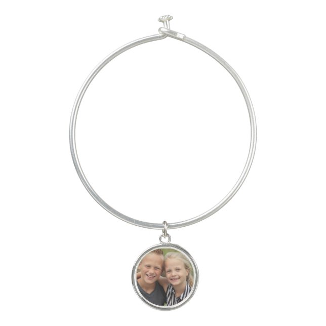 Create Your Own Photo Bangle Bracelet (Front)
