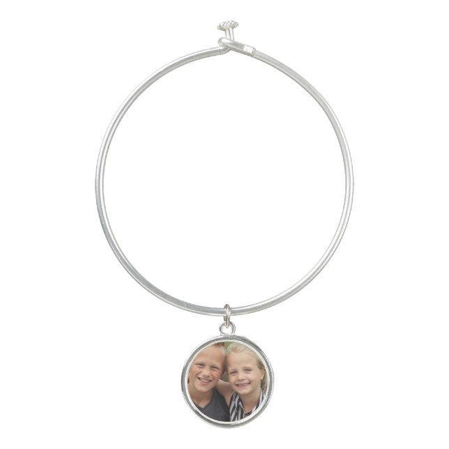Create Your Own Photo Bangle Bracelet (Front)
