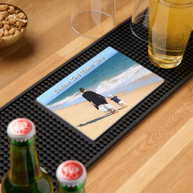 Create Your Own Photo Bar Mat Gift Custom Text (Insitu (Bar 2))