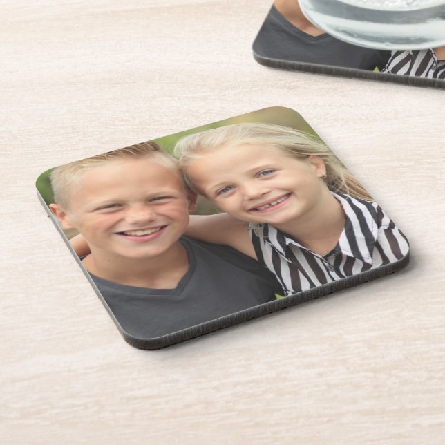 Create Your Own Photo Beverage Coaster (Left Side)