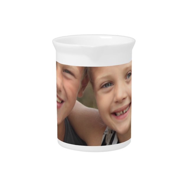Create Your Own Photo  Beverage Pitcher (Front)
