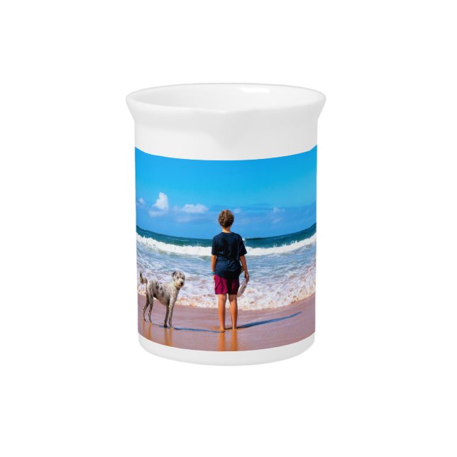 Create Your Own Photo Beverage Pitcher Gift (Front)