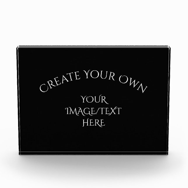 Create Your Own Photo Block (Front)