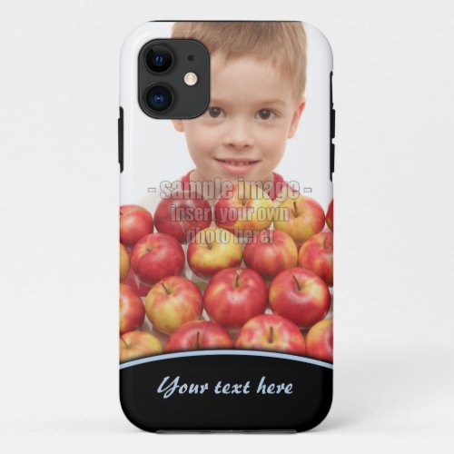Create Your Own Photo Blue Edge iPhone5 iPhone 11 Case