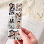 Create Your Own Photo Bookmarks<br><div class="desc">Personalized 6 Photo Collage Bookmark. This custom bookmark features a simple six-photo collage printed on both sides, giving plenty of space to showcase favorite memories. Add family moments, vacation snapshots, pet photos, or pictures of someone special to create a personal and meaningful keepsake. The clean, text-free layout keeps the focus...</div>